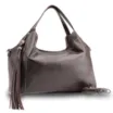 Bolsa Tote Couro Estonado Marrom - imagem 2