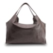 Bolsa Tote Couro Estonado Marrom - imagem 3