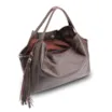 Bolsa Tote Couro Estonado Marrom - imagem 4