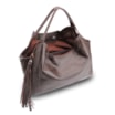 Bolsa Tote Couro Estonado Marrom - imagem 4