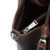 Bolsa Tote Couro Estonado Marrom - imagem 5