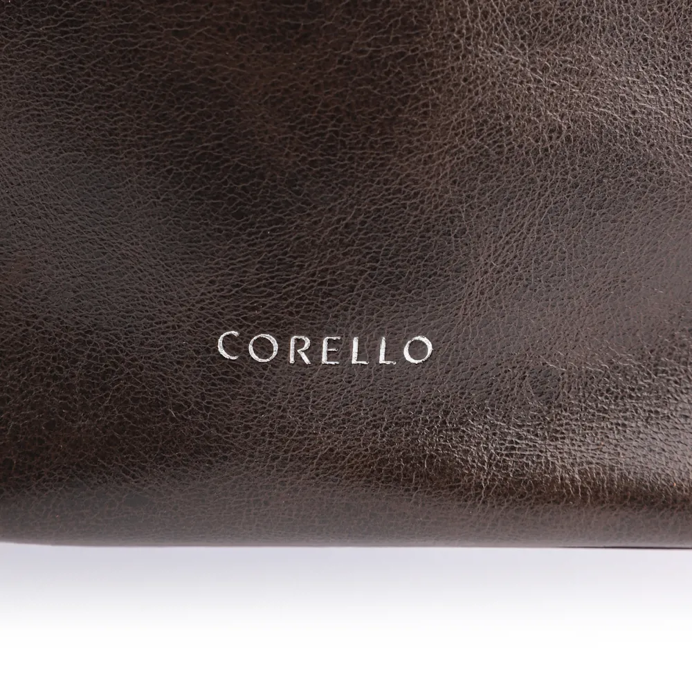 Bolsa Tote Couro Estonado Marrom - imagem 6