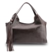 Bolsa Tote Couro Estonado Marrom - imagem 1