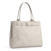 Bolsa Tote Couro Estonado Off White - imagem 3
