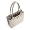 Bolsa Tote Couro Estonado Off White - imagem 5