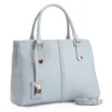 Bolsa Tote Couro Lezard Azul - imagem 2
