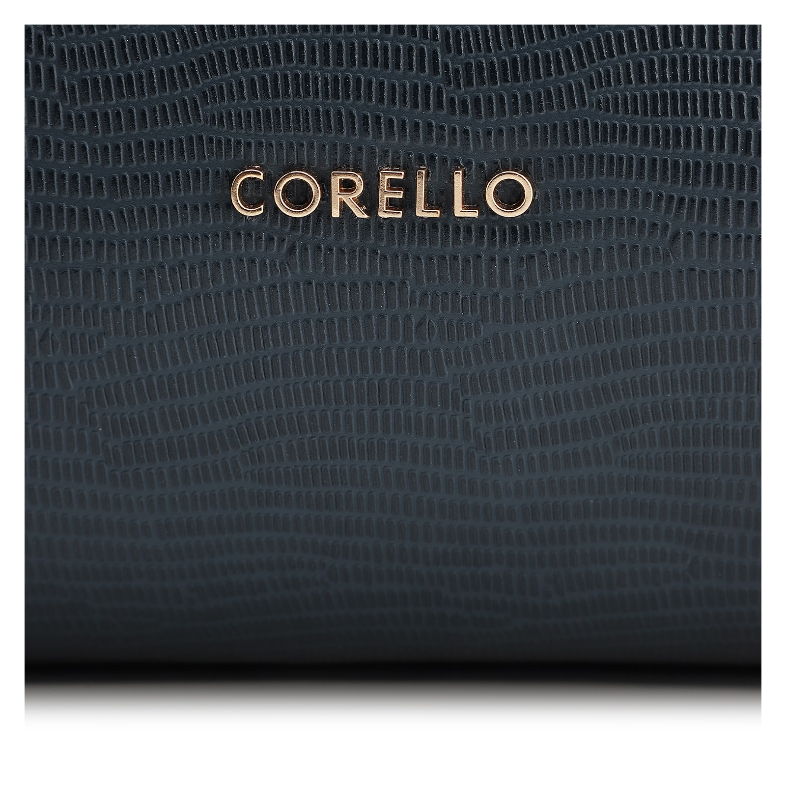 Bolsa Tote Couro Lezard Azul /Couro Azul Bolso Lateral