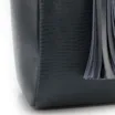 Bolsa Tote Couro Lezard Azul /Couro Azul Bolso Lateral - imagem 8