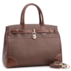 Bolsa Tote Couro Lezard Marrom/Couro Marrom - imagem 2