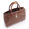 Bolsa Tote Couro Lezard Marrom/Couro Marrom - imagem 4
