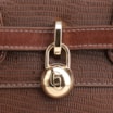 Bolsa Tote Couro Lezard Marrom/Couro Marrom - imagem 5
