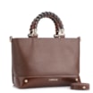 Bolsa Tote Couro Lezard Marrom/Couro Marrom - imagem 3