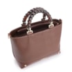 Bolsa Tote Couro Lezard Marrom/Couro Marrom - imagem 5