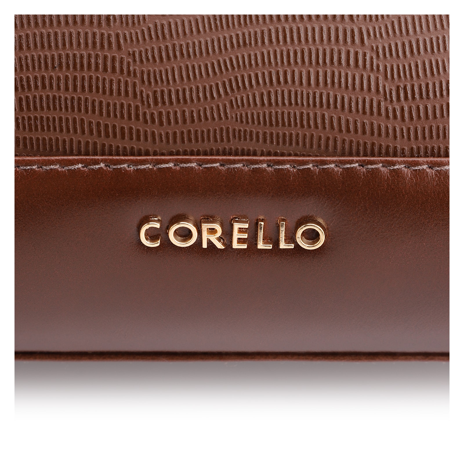 Bolsa Tote Couro Lezard Marrom/Couro Marrom