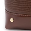 Bolsa Tote Couro Lezard Marrom/Couro Marrom - imagem 9