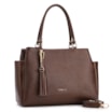 Bolsa Tote Couro Lezard Marrom /Couro Marrom Bolso Lateral - imagem 2
