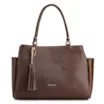 Bolsa Tote Couro Lezard Marrom /Couro Marrom Bolso Lateral - imagem 1