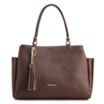 Bolsa Tote Couro Lezard Marrom /Couro Marrom Bolso Lateral - imagem 1