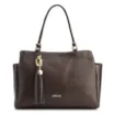 Bolsa Tote Couro Lezard Marrom Escuro /Couro  Marrom Escuro Bolso Lateral - imagem 1
