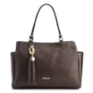 Bolsa Tote Couro Lezard Marrom Escuro /Couro  Marrom Escuro Bolso Lateral - imagem 1
