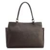 Bolsa Tote Couro Lezard Marrom Escuro /Couro  Marrom Escuro Bolso Lateral - imagem 3
