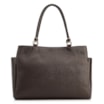 Bolsa Tote Couro Lezard Marrom Escuro /Couro  Marrom Escuro Bolso Lateral - imagem 3
