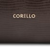 Bolsa Tote Couro Lezard Marrom Escuro /Couro  Marrom Escuro Bolso Lateral - imagem 6