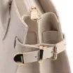 Bolsa Tote Couro Lezard Off White - imagem 7
