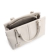 Bolsa Tote Couro Lezard Off White - imagem 5