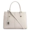 Bolsa Tote Couro Lezard Off White - imagem 1