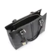 Bolsa Tote Couro Lezard Preto - imagem 4