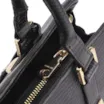 Bolsa Tote Couro Lezard Preto - imagem 5