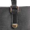 Bolsa Tote Couro Lezard Preto - imagem 7