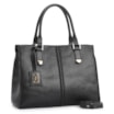 Bolsa Tote Couro Lezard Preto - imagem 2