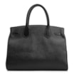 Bolsa Tote Couro Lezard Preto/Couro Preto - imagem 3