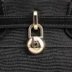 Bolsa Tote Couro Lezard Preto/Couro Preto - imagem 5
