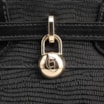 Bolsa Tote Couro Lezard Preto/Couro Preto - imagem 5