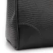 Bolsa Tote Couro Lezard Preto/Couro Preto - imagem 6