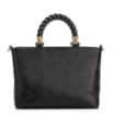 Bolsa Tote Couro Lezard Preto/Couro Preto - imagem 3