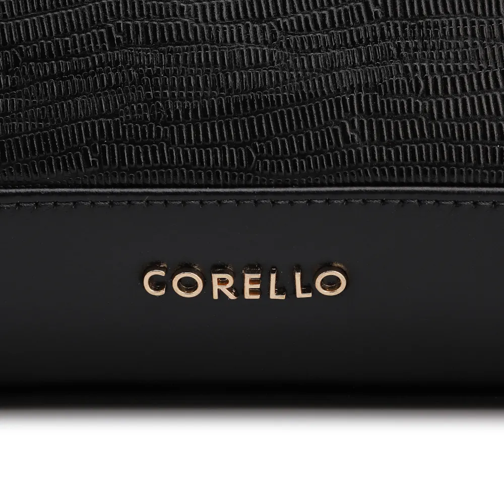 Bolsa Tote Couro Lezard Preto/Couro Preto - imagem 6