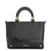Bolsa Tote Couro Lezard Preto/Couro Preto - imagem 1