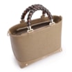 Bolsa Tote Couro Lezard Verde/Couro Verde - imagem 5