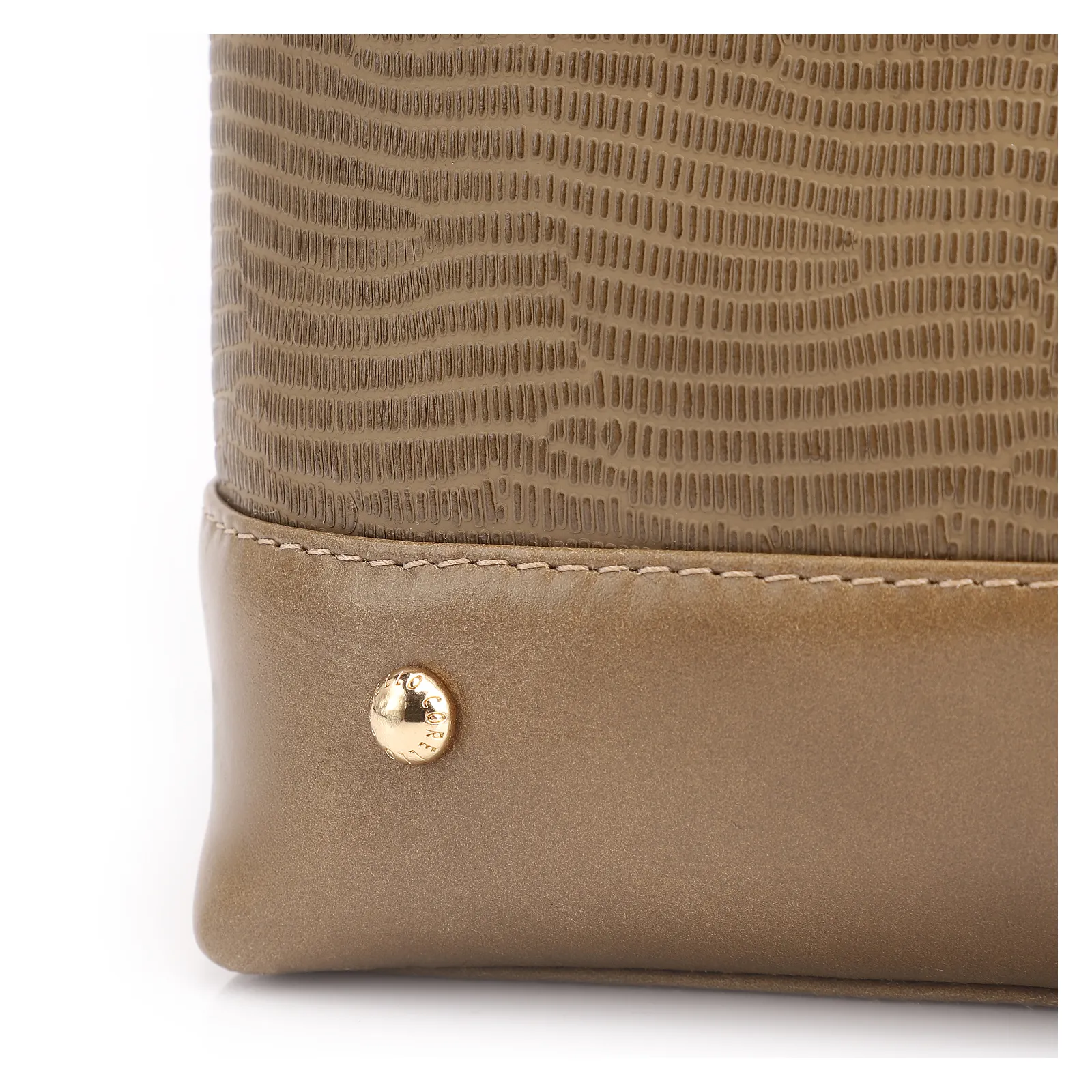 Bolsa Tote Couro Lezard Verde/Couro Verde
