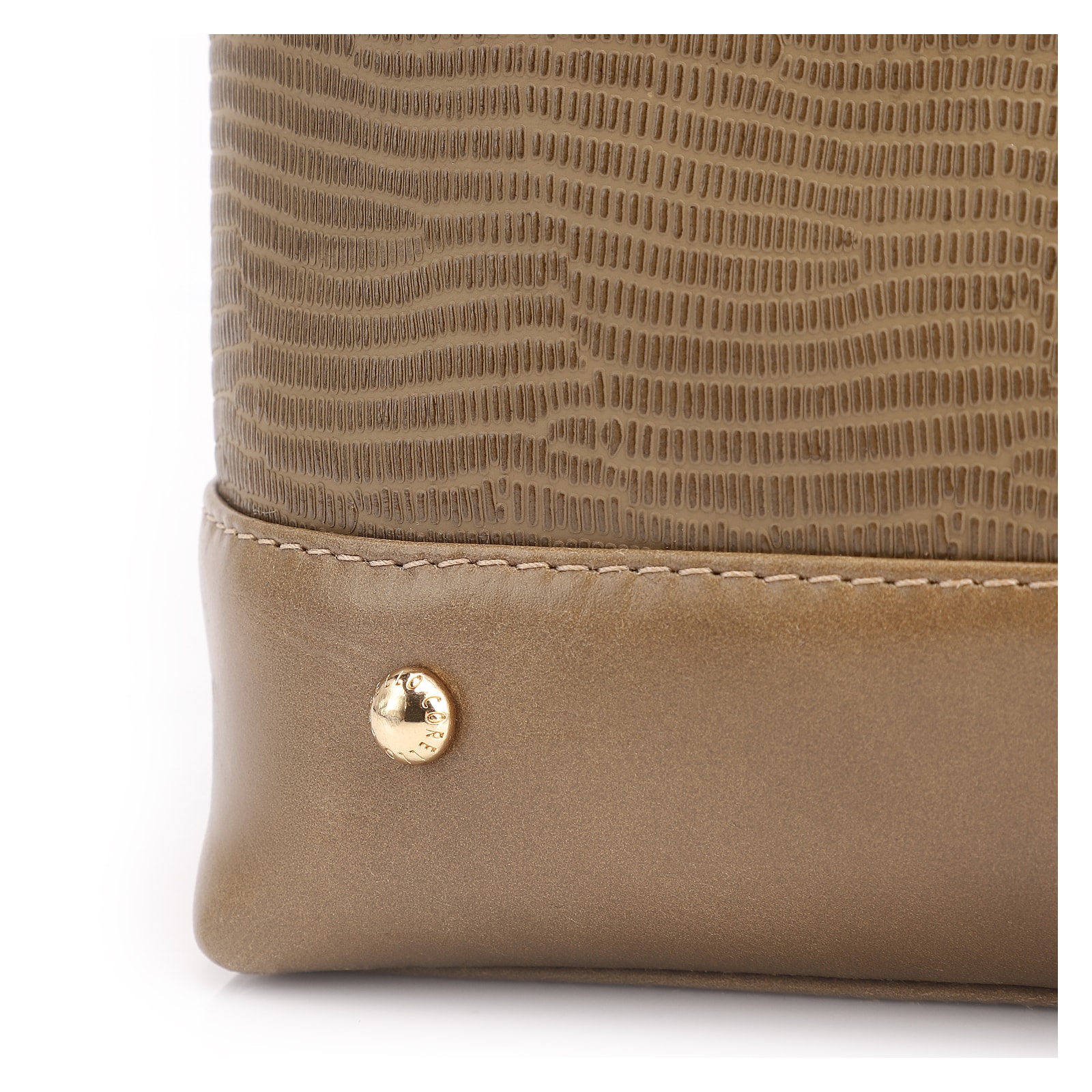 Bolsa Tote Couro Lezard Verde/Couro Verde