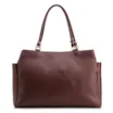 Bolsa Tote Couro Lezard Vinho/Couro Vinho Bolso Lateral - imagem 3