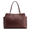 Bolsa Tote Couro Lezard Vinho/Couro Vinho Bolso Lateral - imagem 3