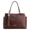 Bolsa Tote Couro Lezard Vinho/Couro Vinho Bolso Lateral - imagem 1