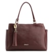 Bolsa Tote Couro Lezard Vinho/Couro Vinho Bolso Lateral - imagem 1