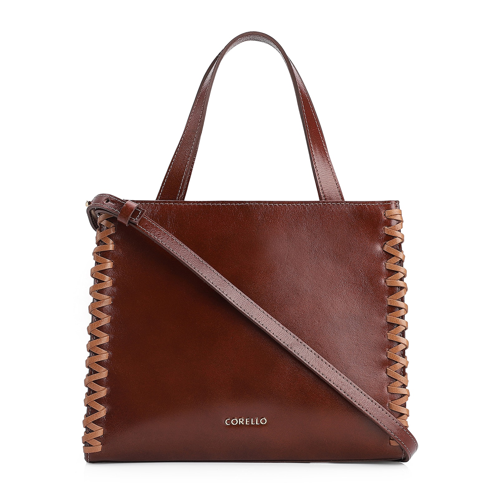 Bolsa Tote Couro Marrom