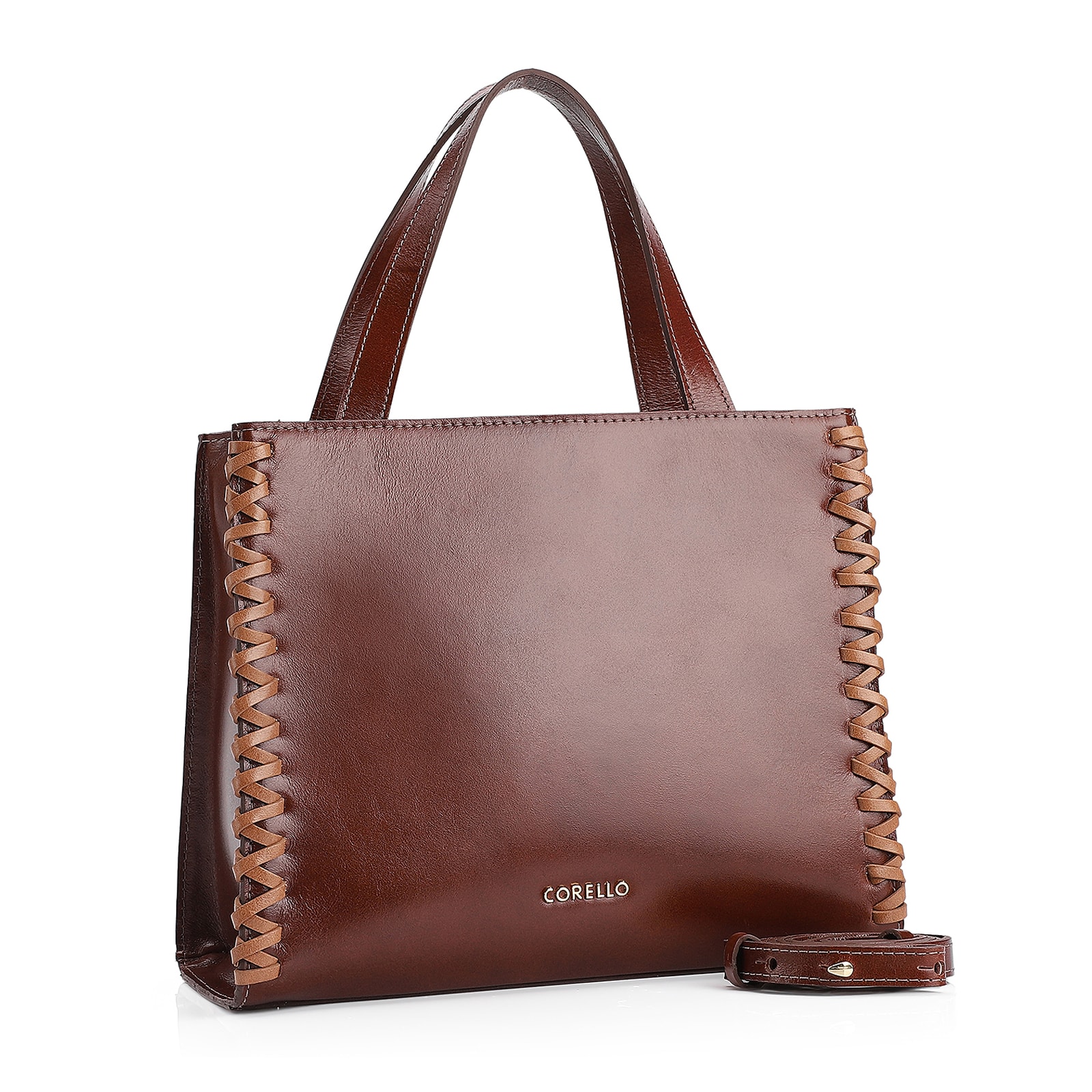 Bolsa Tote Couro Marrom